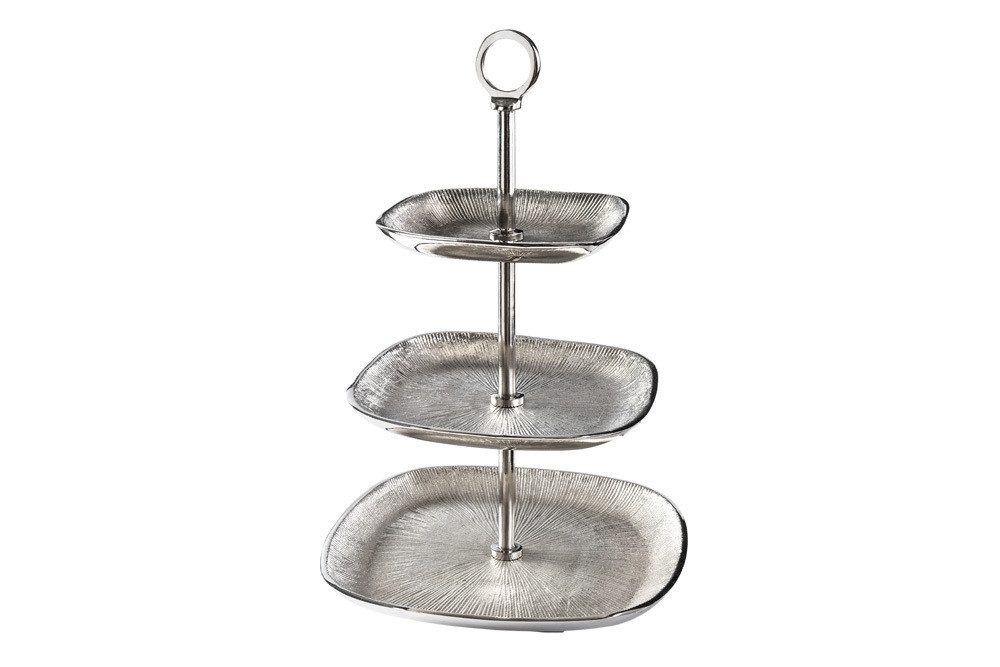 riess-ambiente Dekoetagere ORIENT 45cm silber (Einzelartikel, 1 St), Esszimmer · Metall · für Alles · 3 Etagen. € 44,95