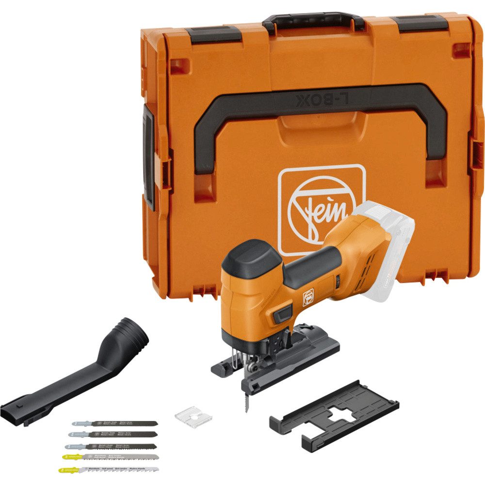 Fein Stichsäge Fein F-IRON Jig 26 AS Akku-Stichsäge 71360561000 ohne Akku, inkl. Kof
