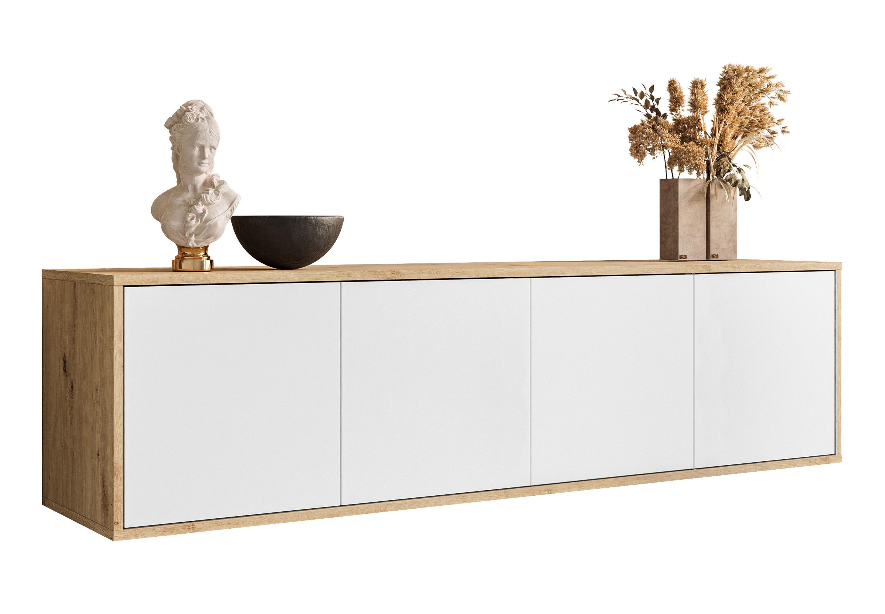 Lookway TV-Schrank SANAYI LOFT – Hängendes Modell in Artisan Eiche BreiteL günstig online kaufen