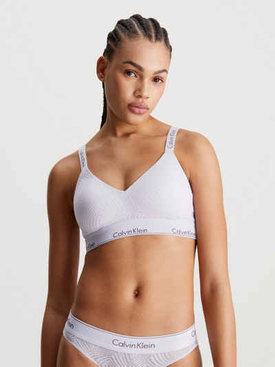 Calvin Klein Underwear Bralette-BH LGHTLY LINED BRALETTE mit Strukturmuster