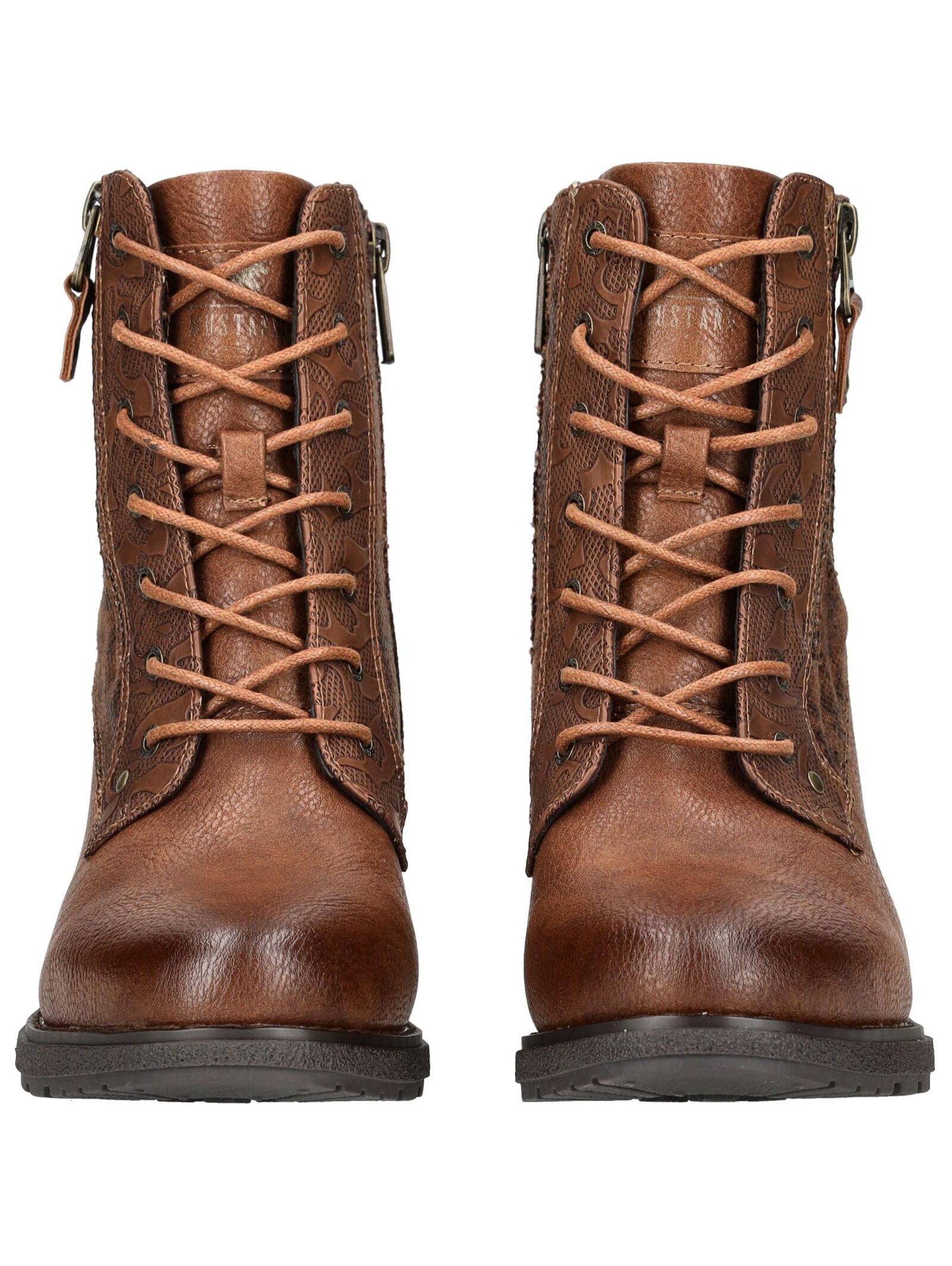 Mustang Shoes Mustang Shoes Stiefelette Lederimitat/Textil High-Heel-Stiefelette