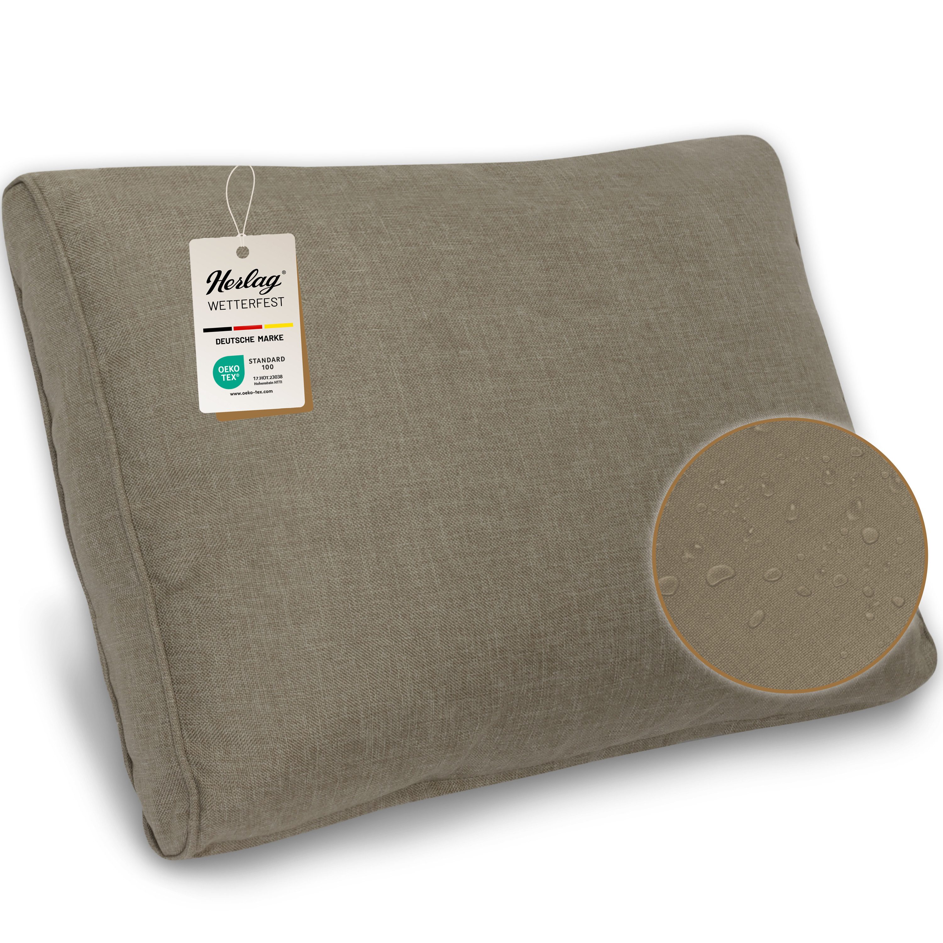 Herlag Stuhlkissen Sunny, Outdoor Loungekissen Gartenlounge günstig online kaufen