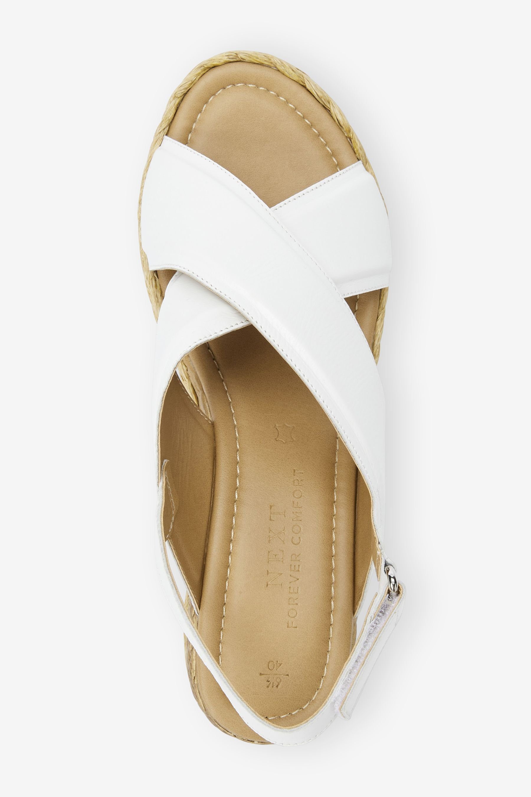 Next Forever (1-tlg) Comfort Sports Keilsandalette White Keilabsatzsschuhe