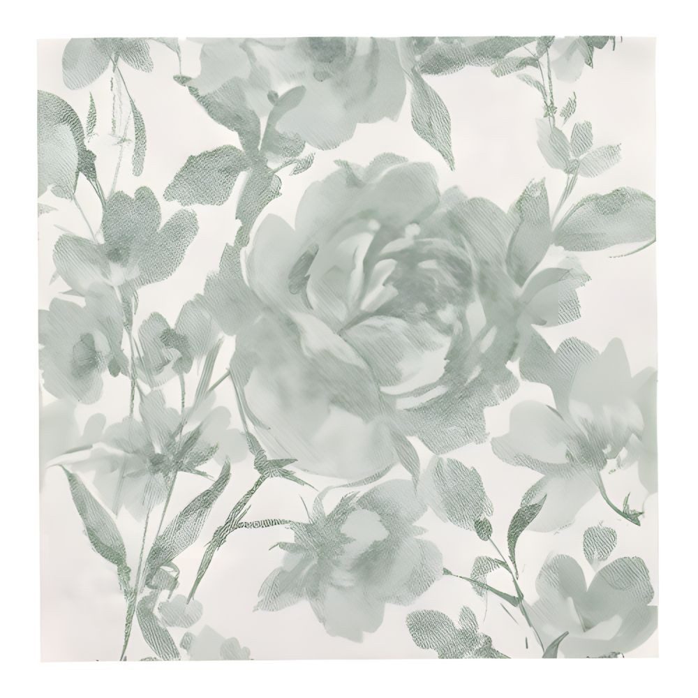 PAPSTAR Papierserviette 50 x ROYAL Collection 1/4-Falz 40 cm x 40 cm dunkelgrün Rose