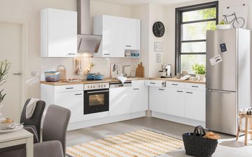 OPTIFIT Küchenzeile Elga, Premium-Küche mit Soft-Close-Funktion, Vollauszug, Breite 230 cm