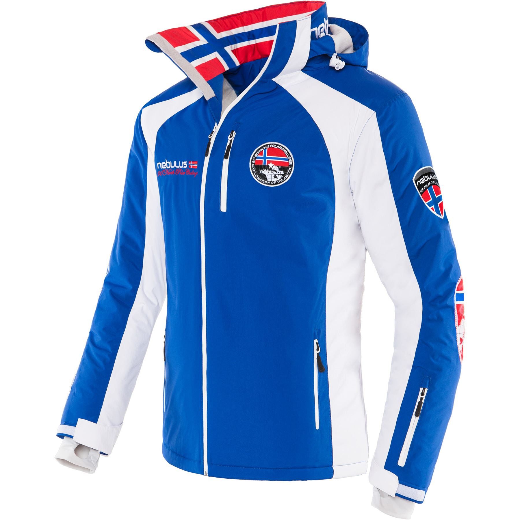 Nebulus Skijacke MAESTRO SKI, Q1155 / Herren, blau-weiß, XXL günstig online kaufen