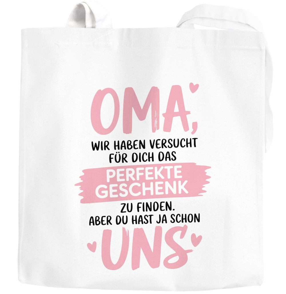 Einkaufsshopper Jutebeutel Spruch Geschenk lustig Geschenkidee Bonus-Mama Oma