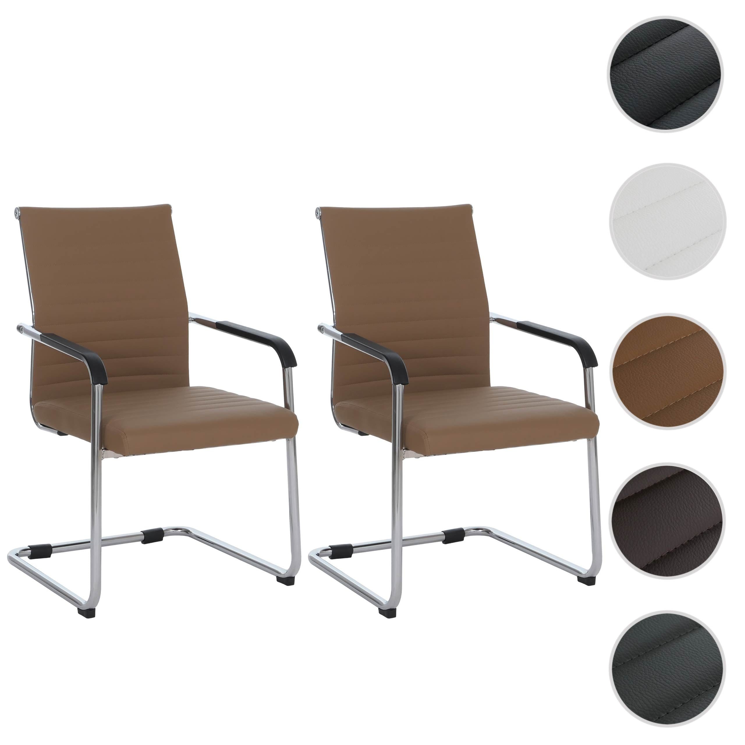 MCW Besucherstuhl MCW-Q85 (Set), Bodenschonende Kunststoffgleiter schützen den Untergrund