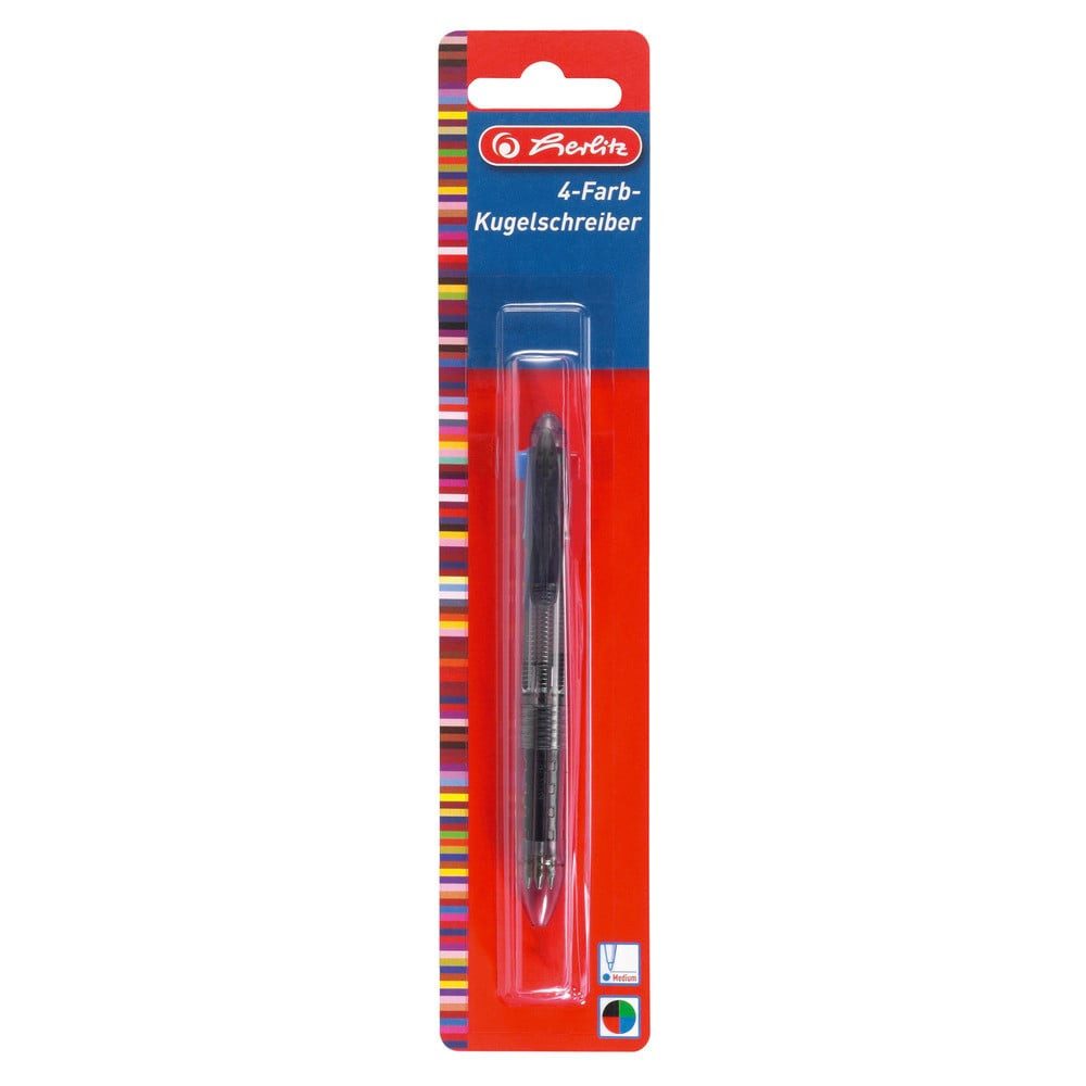 Herlitz Kugelschreiber herlitz Kugelschreiber 4-farbig transparent 1