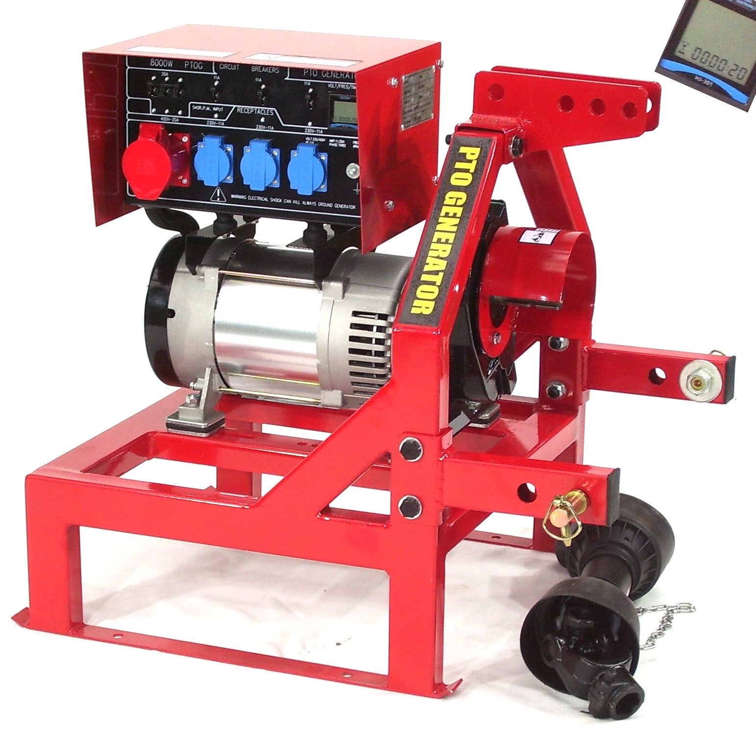 Apex Stromerzeuger Zapfwellengenerator 8 kW Stromerzeuger Notstromaggregat AVR 06295, (1-tlg)