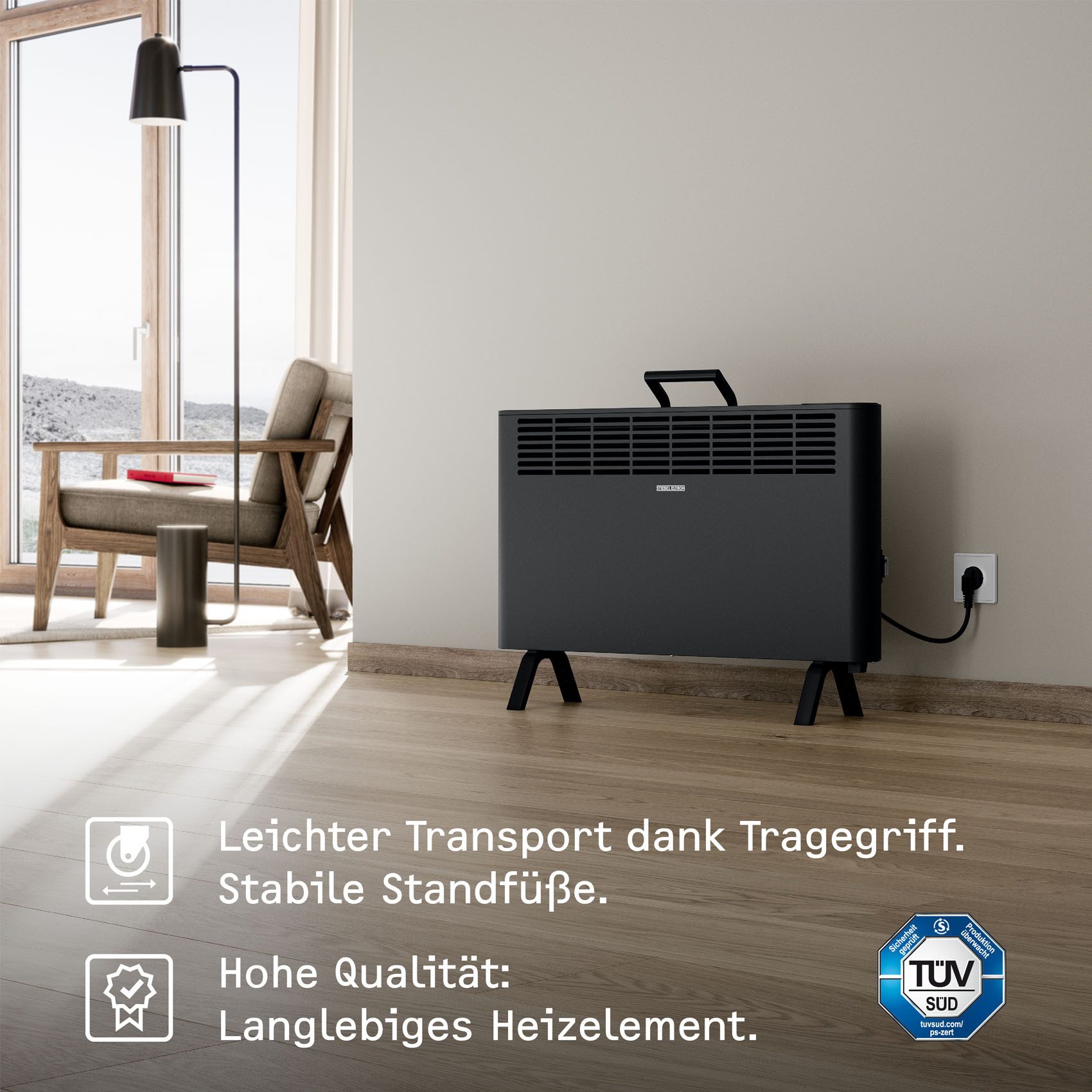 STIEBEL ELTRON Konvektor »CNS-B 2000 Plus LCD move«, Standkonvektor engergi günstig online kaufen