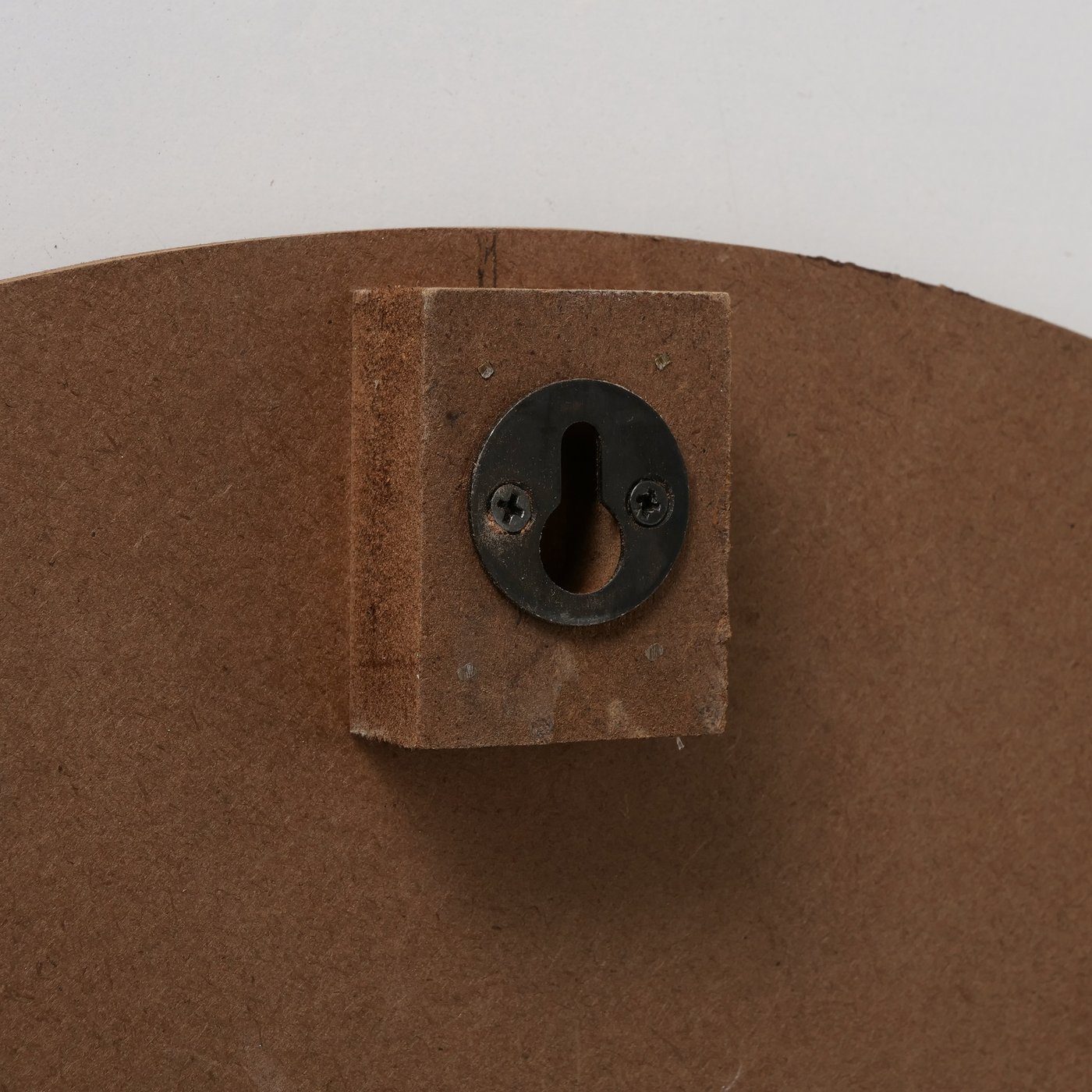 BOLTZE Wanduhr "Alton" aus Holz schwarz B50cm, Uhr in