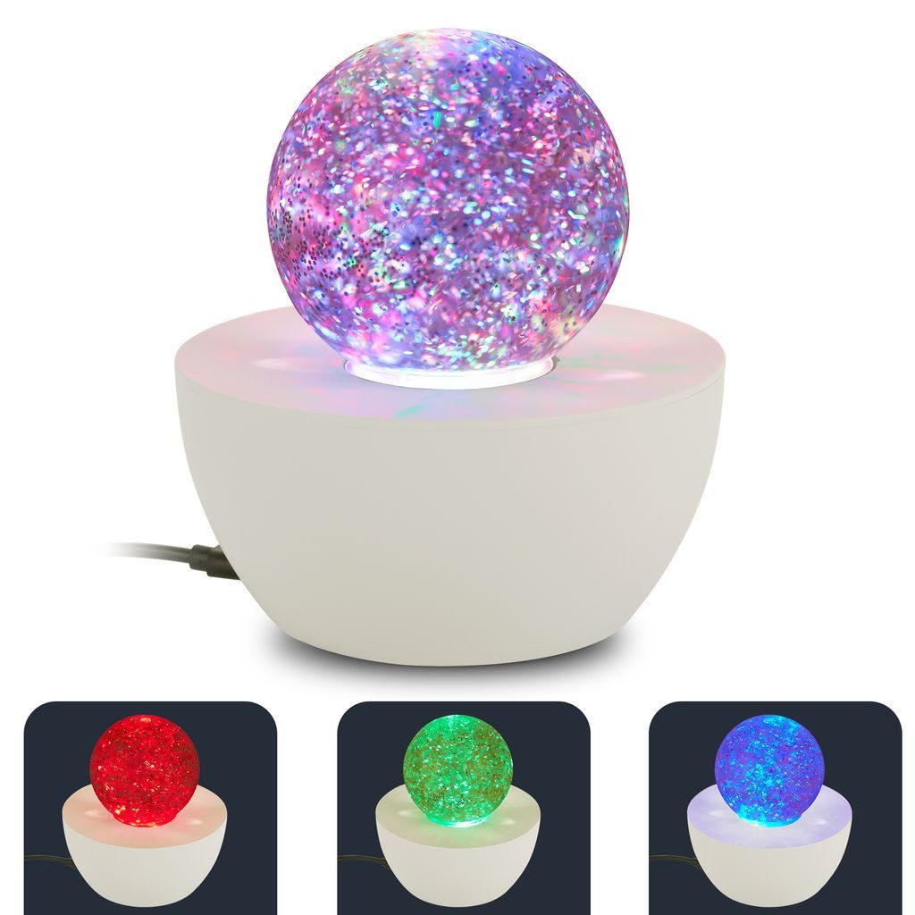 Briloner Leuchten Tischleuchte, Farbwechsel, LED fest integriert, RGB - Farbwechsler, 12x13,5 cm, Wohnzimmer, Schlafzimmer