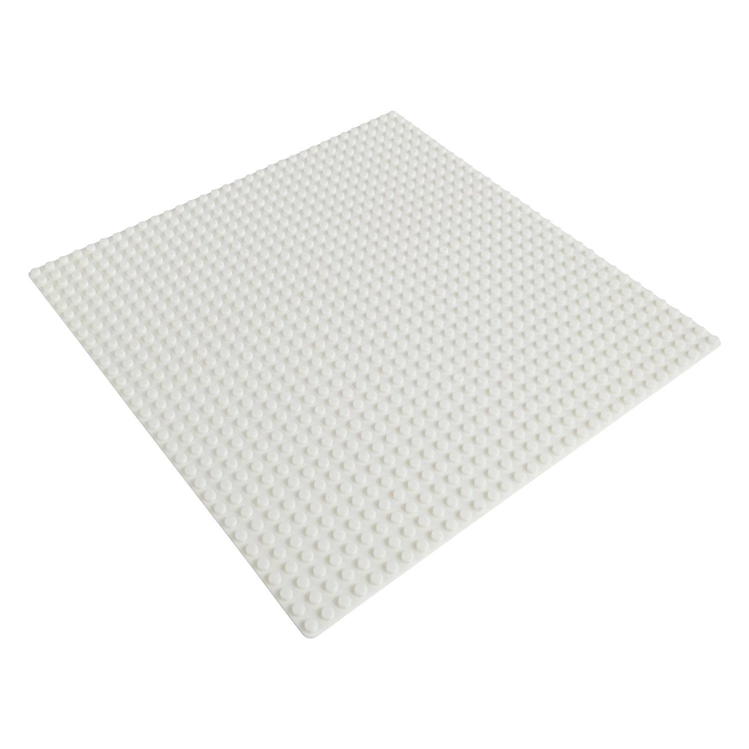 Katara Konstruktionsspielsteine Grundbauplatte 32x32 Noppen, verschiedene Farben, (1er Set), Weiß, 100% Kompatibel Sluban, Papimax, Q-Bricks, LEGO®