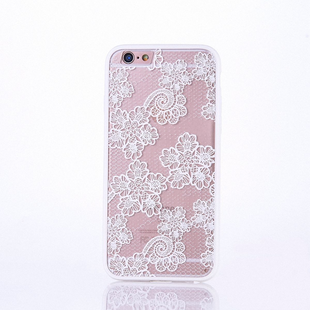 König Design Handyhülle Apple iPhone 8 Plus, Apple iPhone 8 Plus Handyhülle Backcover Weiß