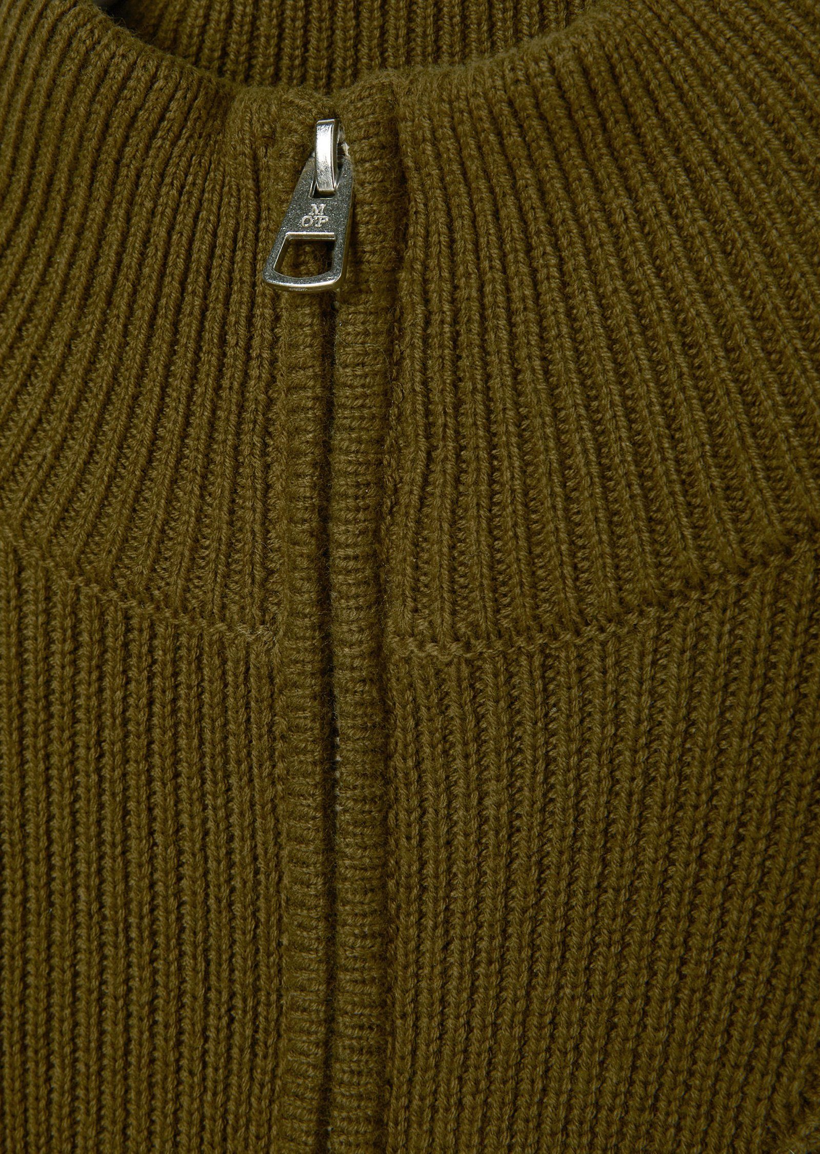 O'Polo Cotton Organic grün aus Marc Strickpullover