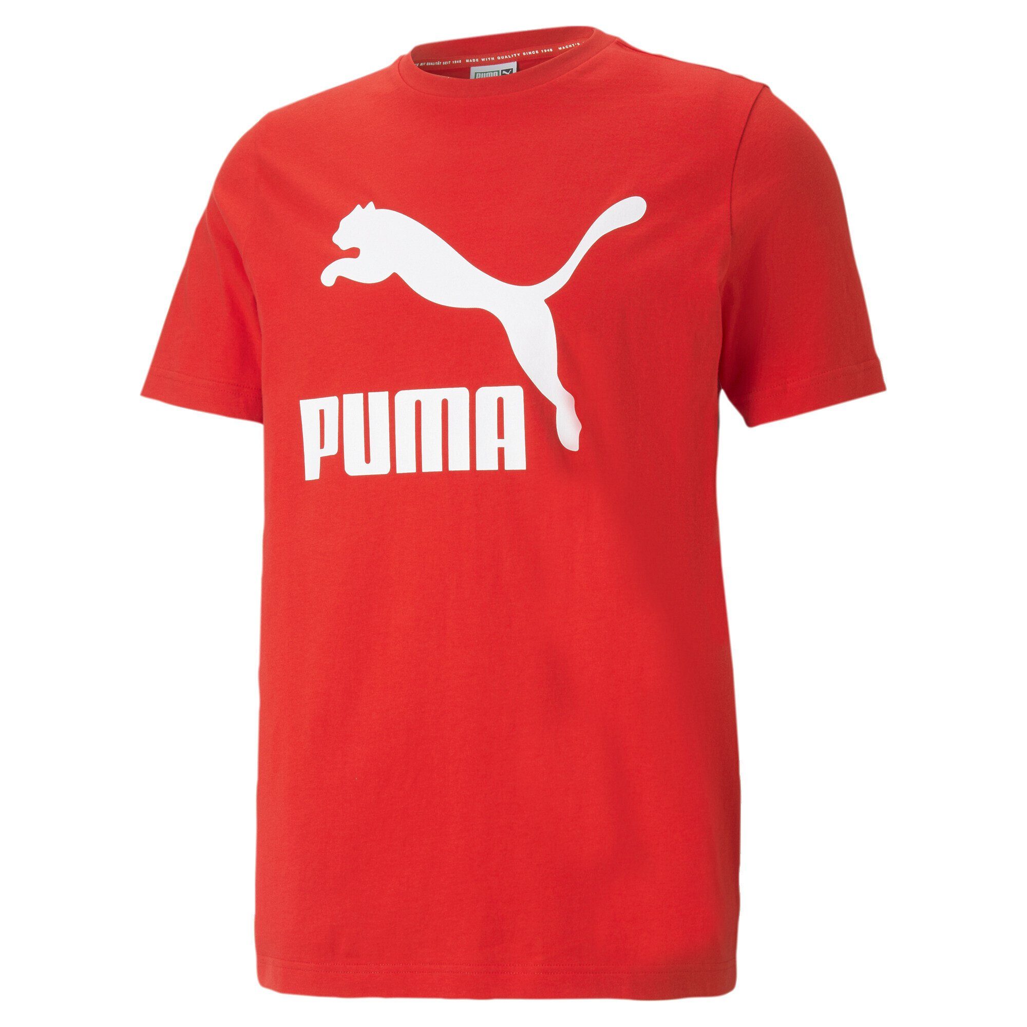 wird gebraucht PUMA High T-Shirt Logo Red Classics Risk Herren T-Shirt