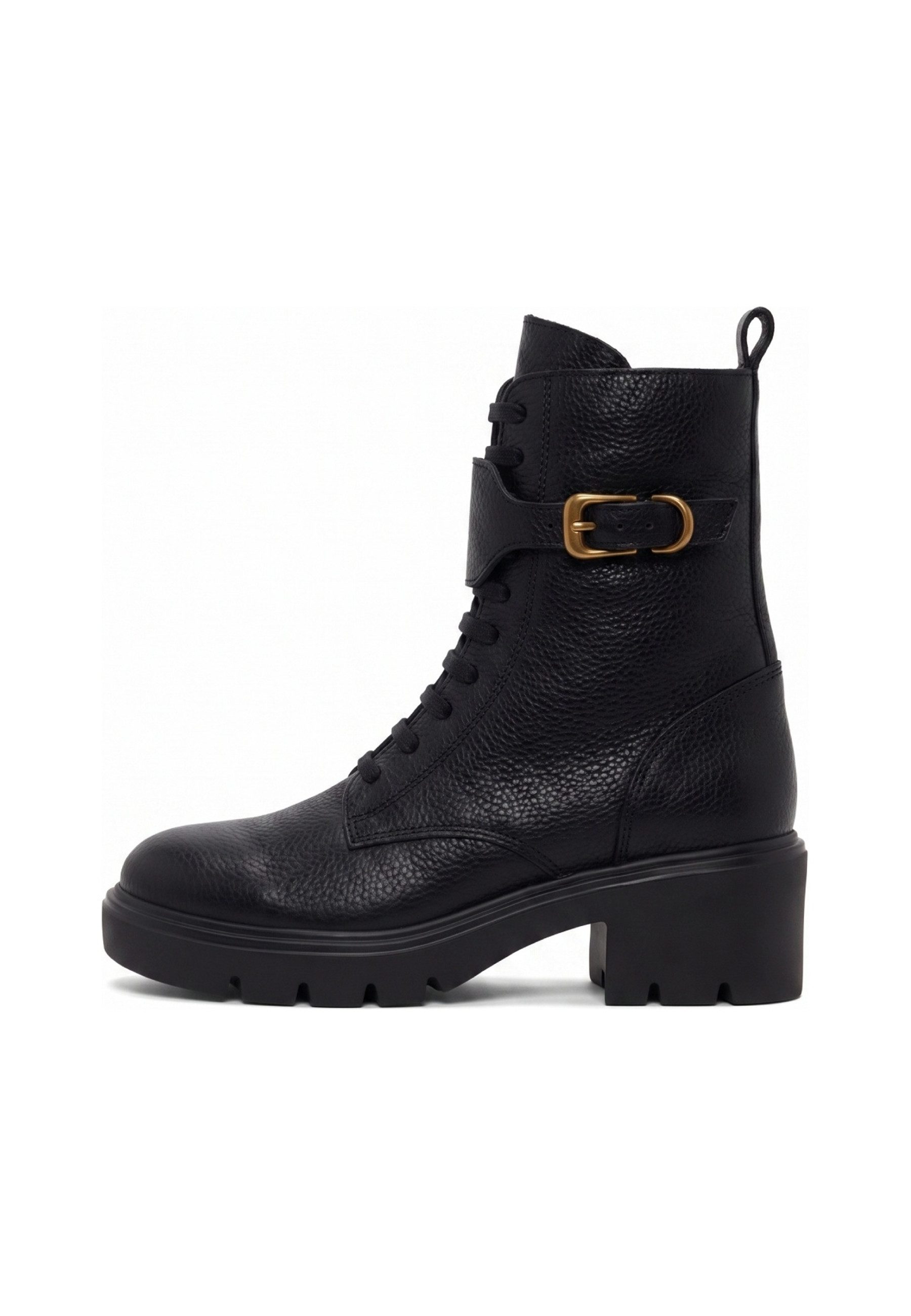 Derimod Leder Combat Boots Ankleboots