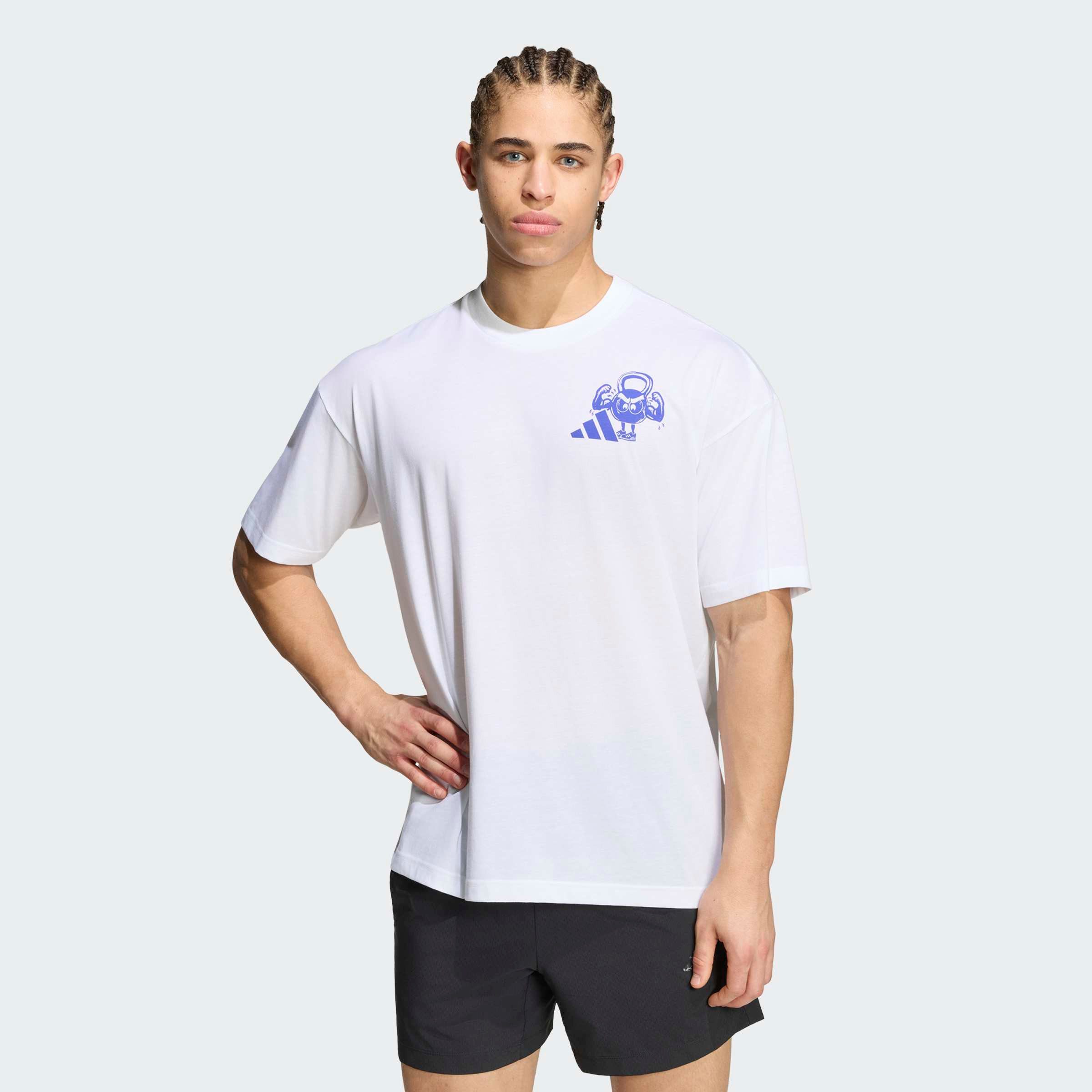 adidas Performance T-Shirt CLIMACOOL FUN TRAINING GRAFIK mit auffälliger Grafik, sportlicher Stil, aus Single Jersey