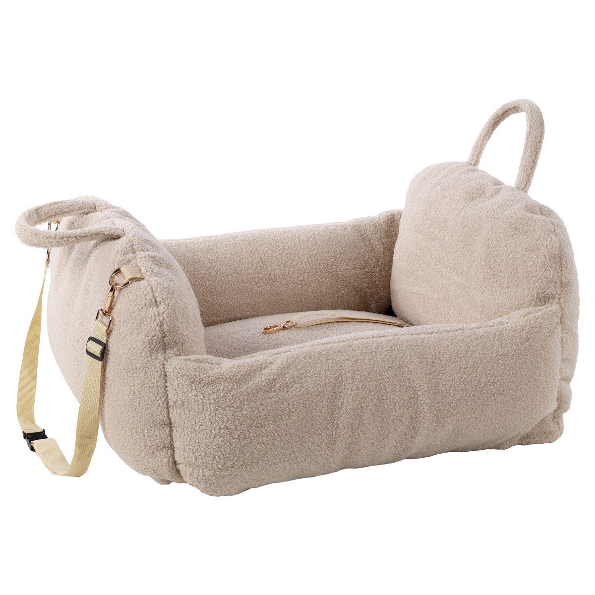 Flamingo Hunde-Autositz Autositz Clifford beige