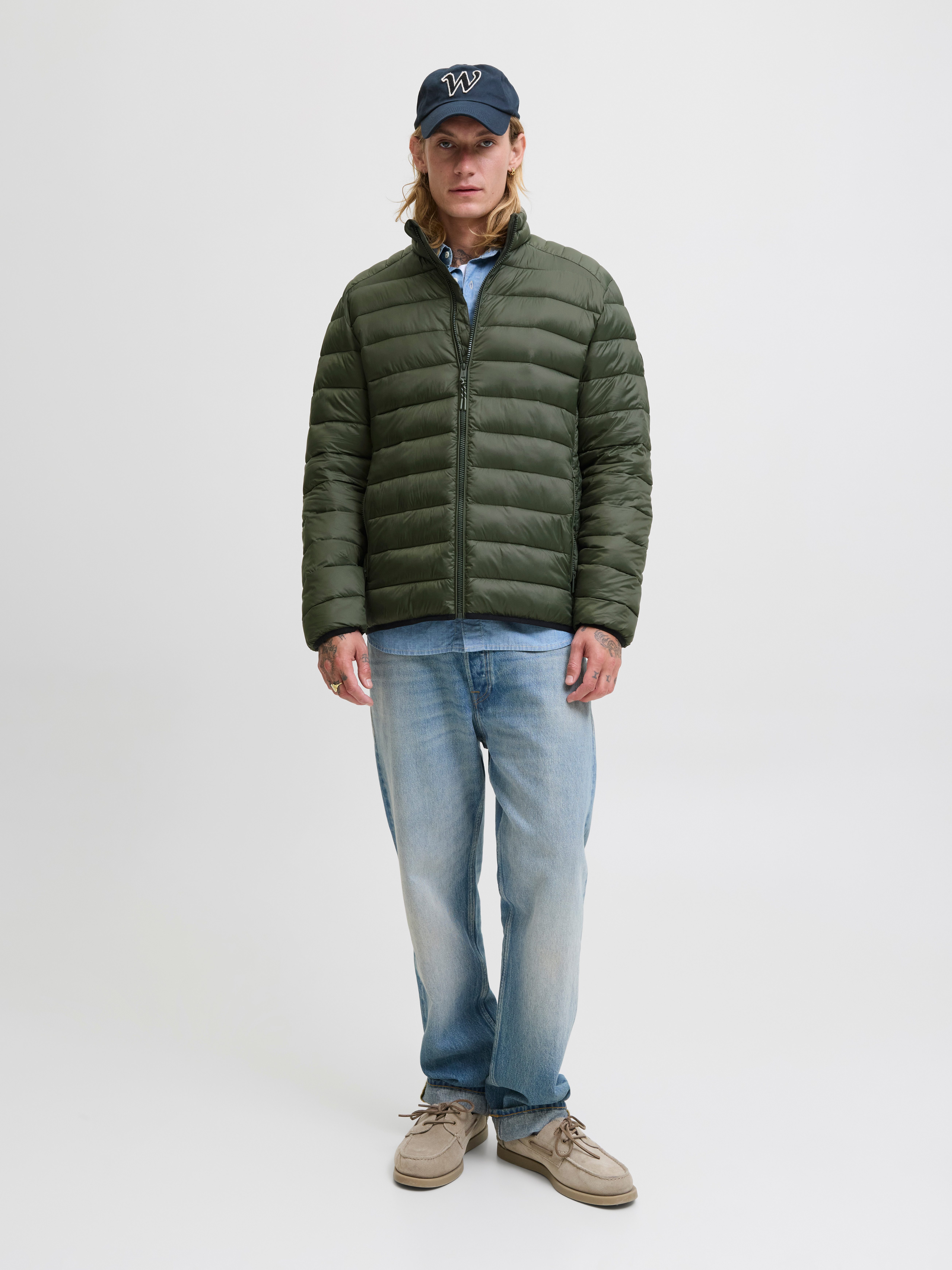 Jack & Jones Steppjacke JJEBRADLEY LIGHT PUFFER COLLAR NOOS