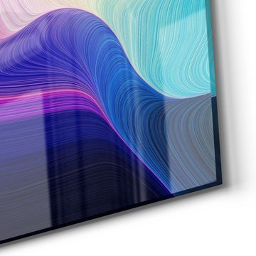 DEQORI Magnettafel 'Polychromer Farbfluss', Whiteboard Pinnwand beschreibbar