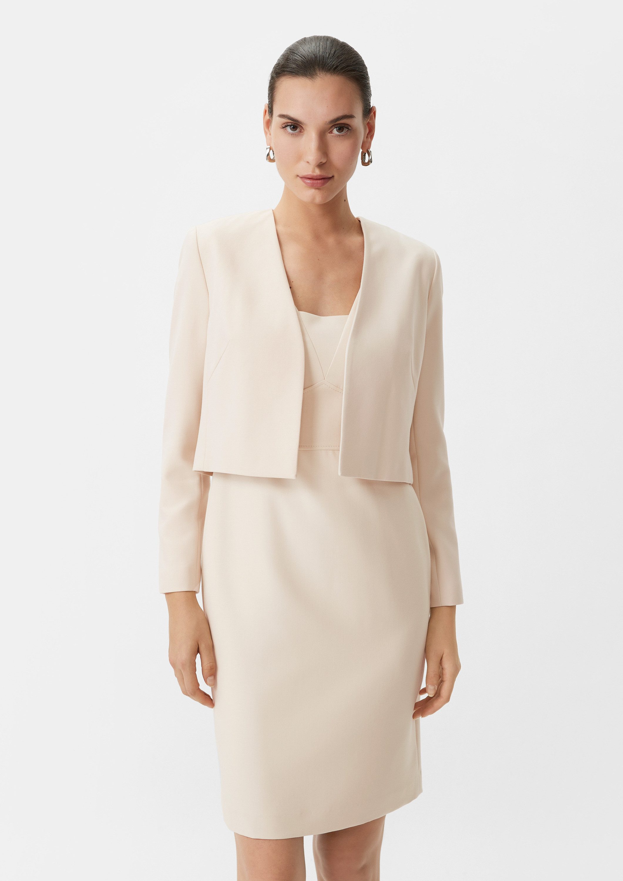 comma Jackenblazer Indoor-Bolero Bolero mit Taftfutter günstig online kaufen