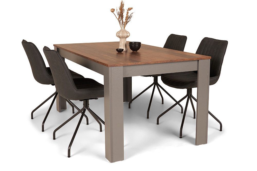 riess-ambiente Esstisch LOFT 160cm natur/anthrazit · günstig online kaufen