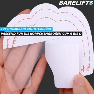 MAVURA BH-Push-up-Einlagen BARELIFTS Unsichtbare Brustklebestreifen BH Brust Klebe (Push Up Lifting BusenTapes), Transparent selbstklebend Körbchengröße A B C D [10er]