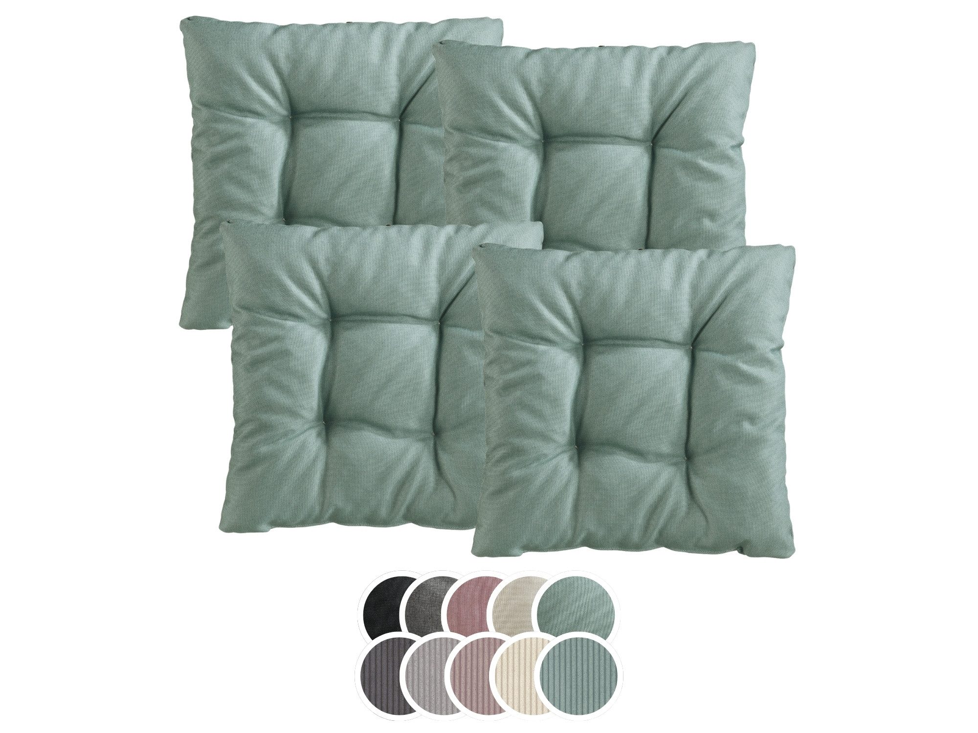 XDREAM Stuhlkissen Sitzkissen Set (2er & 4er) für Stühle und Bänke, robuste günstig online kaufen
