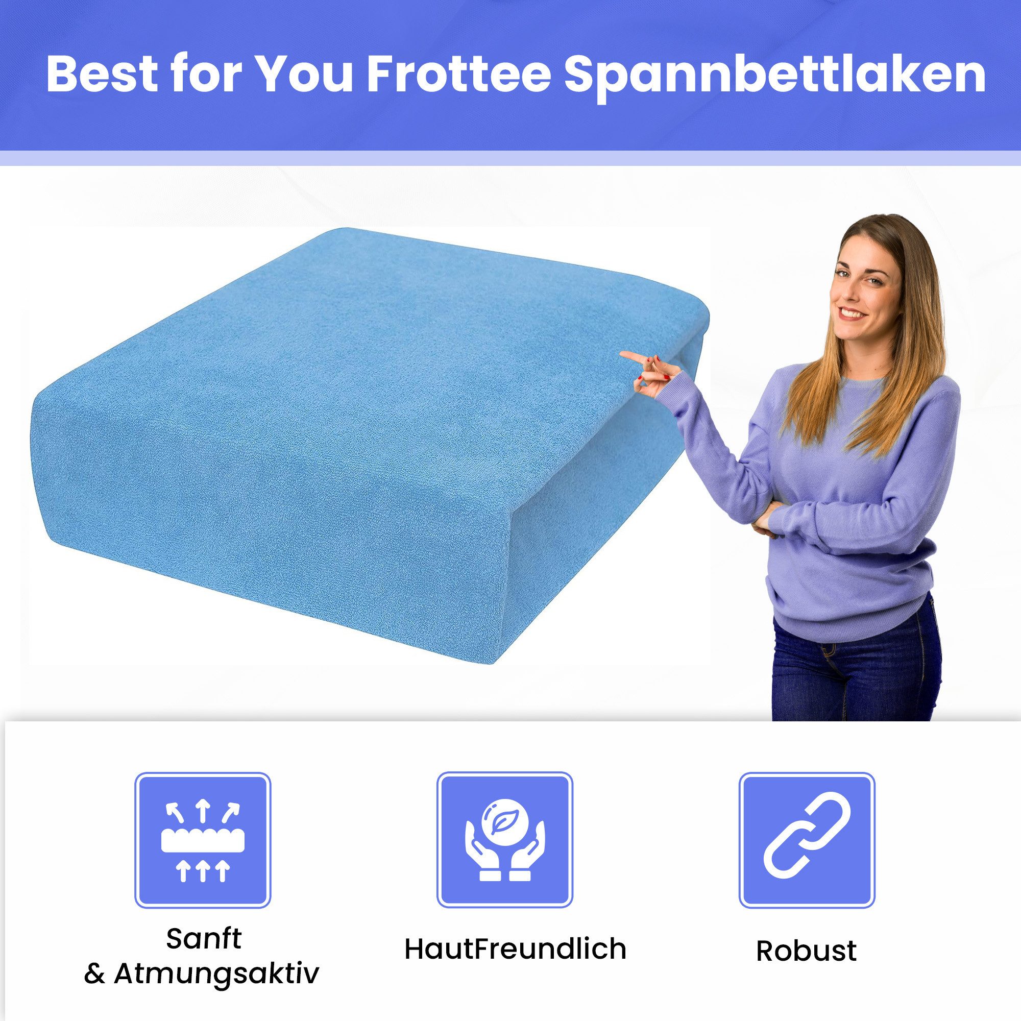 Best for You Spannbettlaken Frottee-Spannbettlaken aus günstig online kaufen