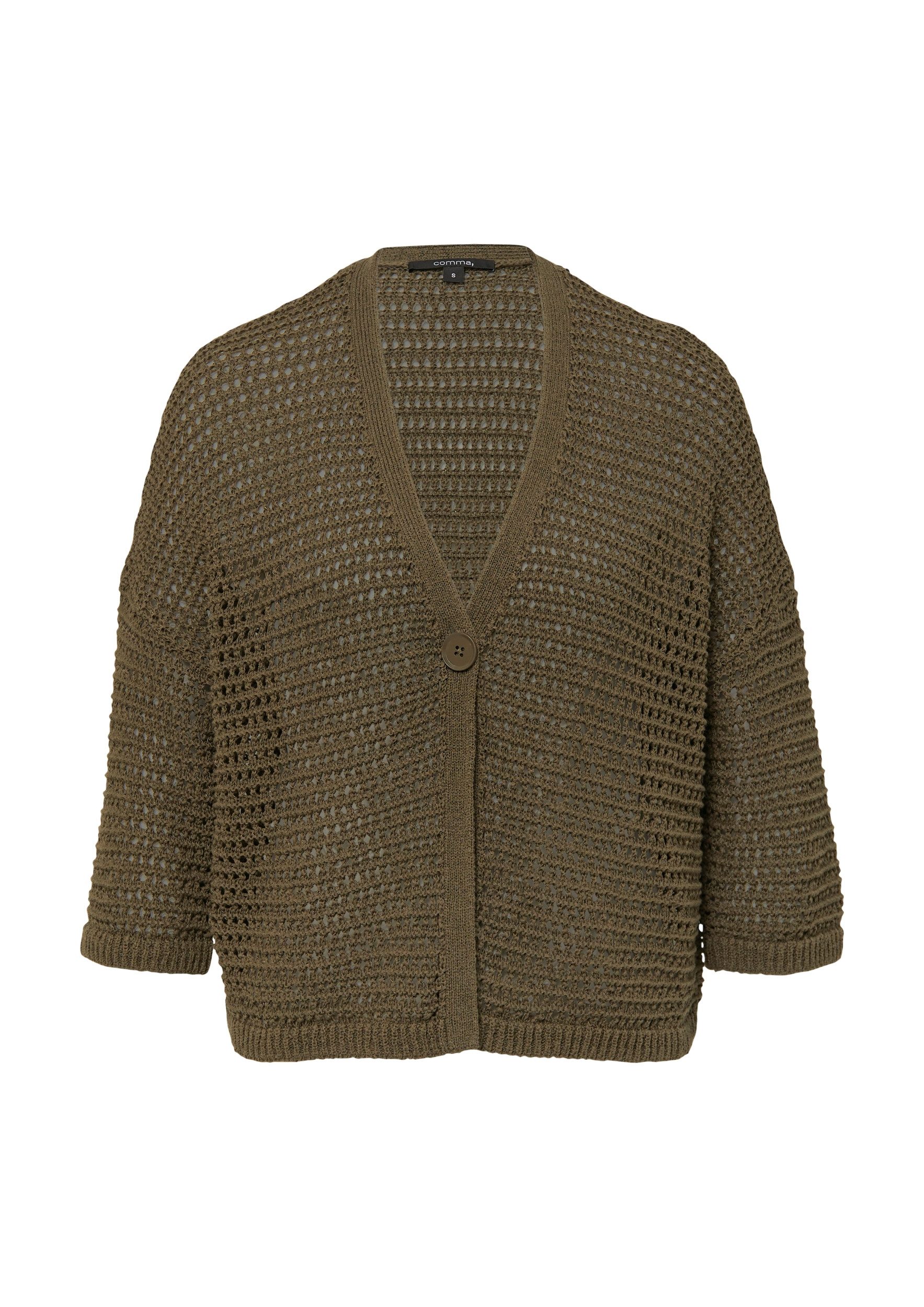 comma Strickjacke Strickjacke BROWN