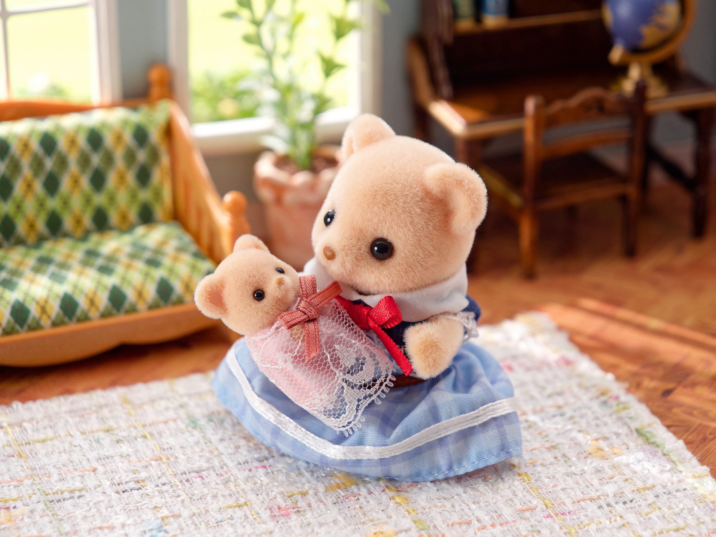Sylvanian Families Spielfigur Biscuit Bären Drillinge