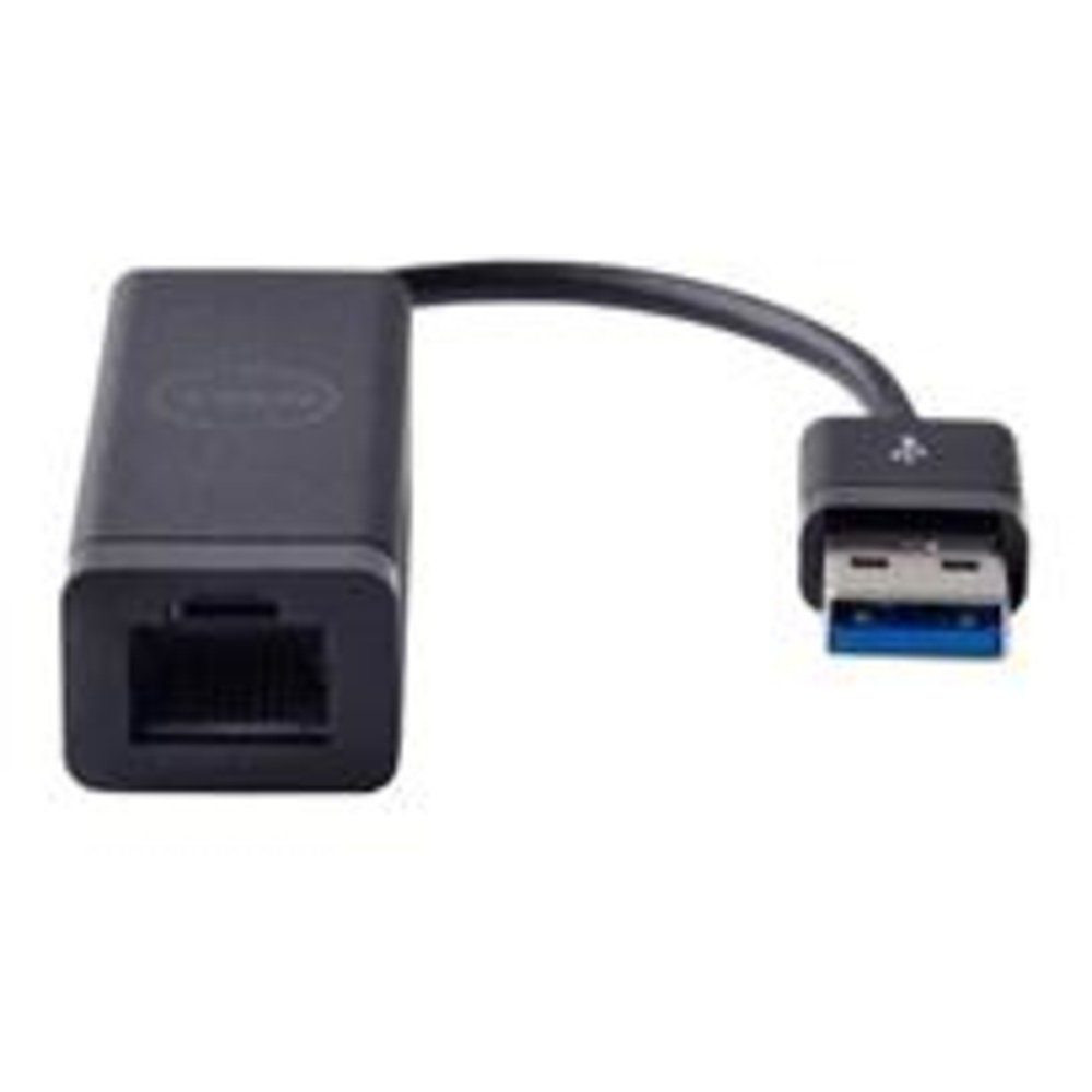 Dell Dell 470-ABBT Сетевой адаптер 1 GBit/s USB-A (USB 3.2 Gen 1), RJ45 Netzwerk-Adapter
