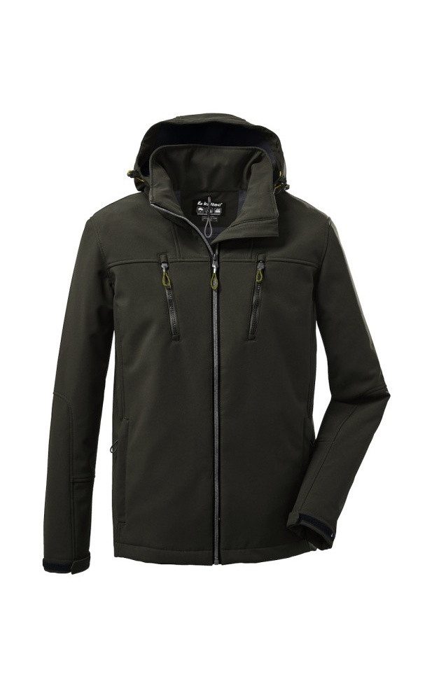 Killtec Softshelljacke mit abzippbarer Kapuze (Fleecefutter, wasserabweisen günstig online kaufen