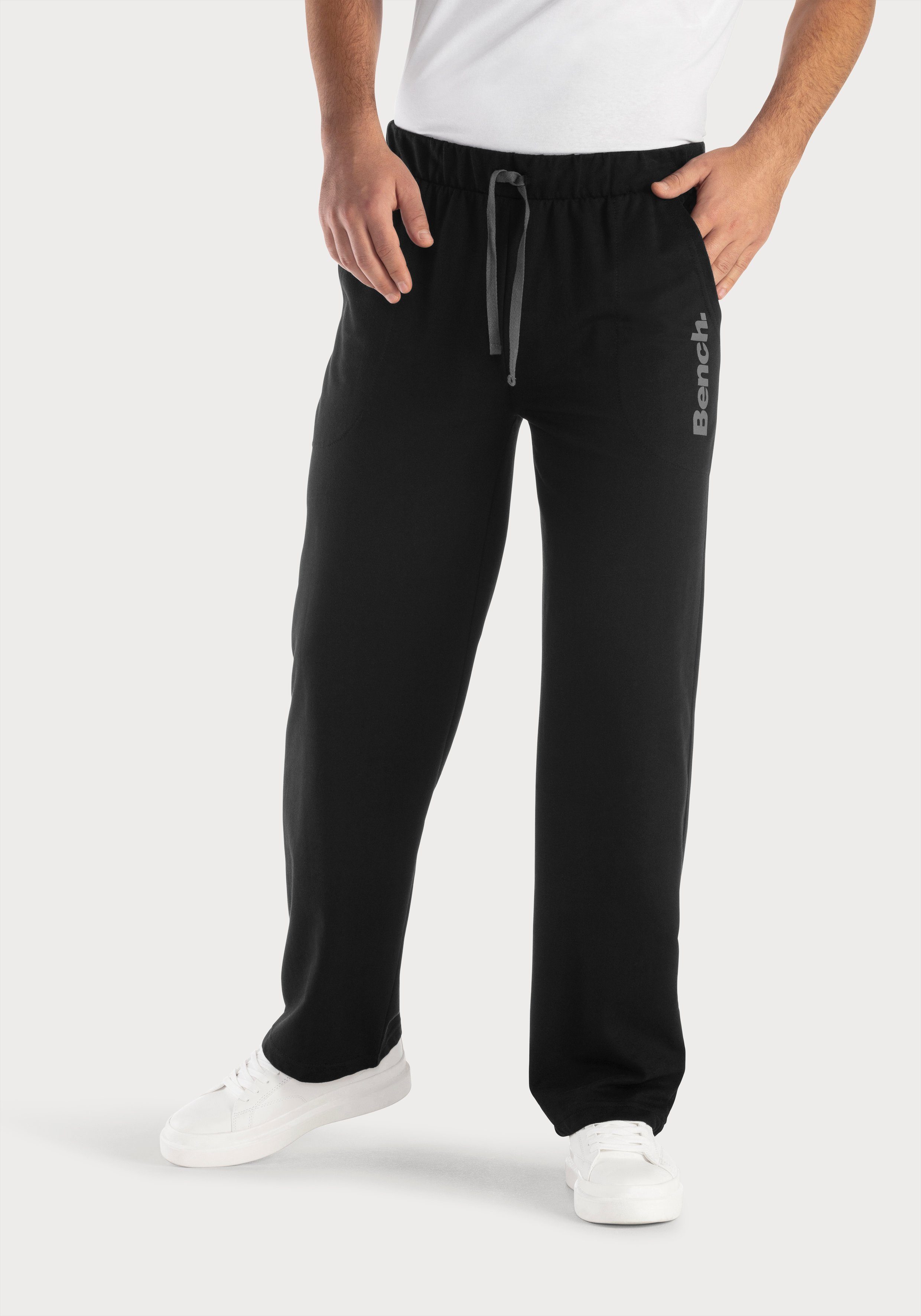 Bench. Loungewear Sweathose mit Logodruck - Sweathose schwarz