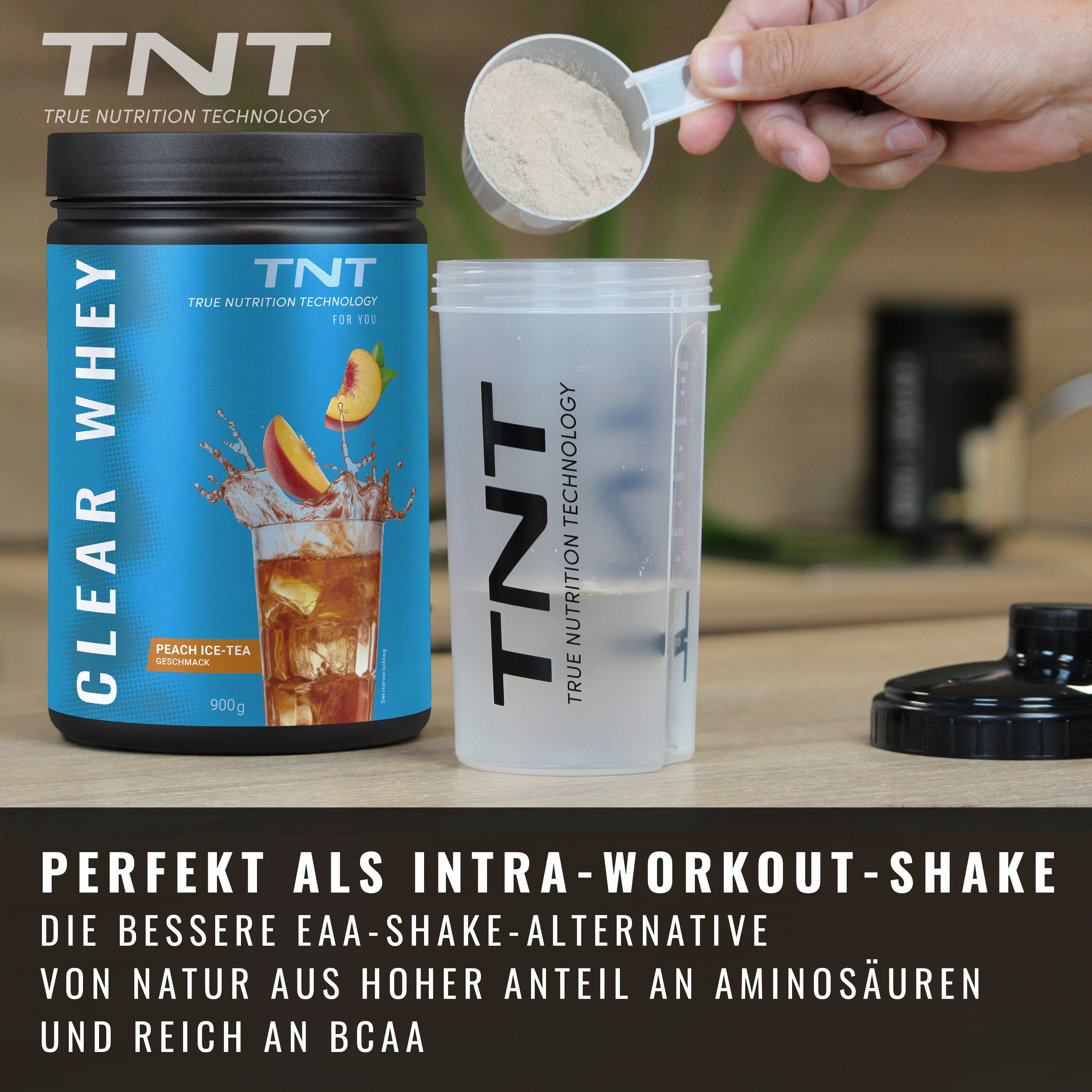 TNT (True Nutrition Technology) Clear Whey - High Protein Proteinpulver als Erfrischungsgetränk Pulver