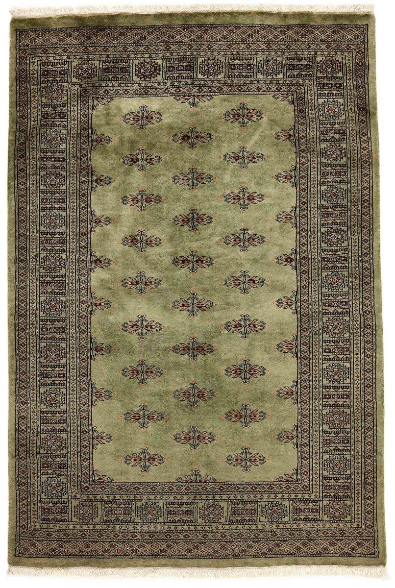 Orientteppich Pakistan Buchara 3Ply 139x211 Handgeknüpfter Orientteppich, Nain Trading, rechteckig, Höhe: 8 mm