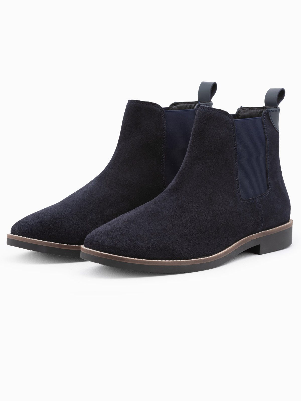 OMBRE Chelsea-Stiefel aus Leder für Männer Chelseaboots