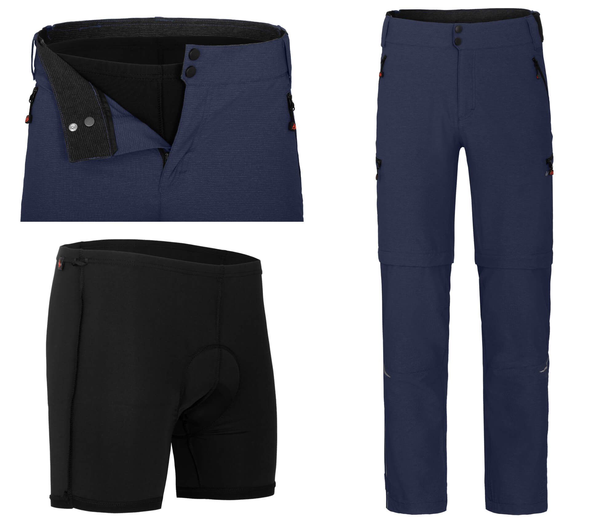 Zip-off-Hose PORVOO Zipp-Off (mit gepolsterter Innenhose) günstig online kaufen