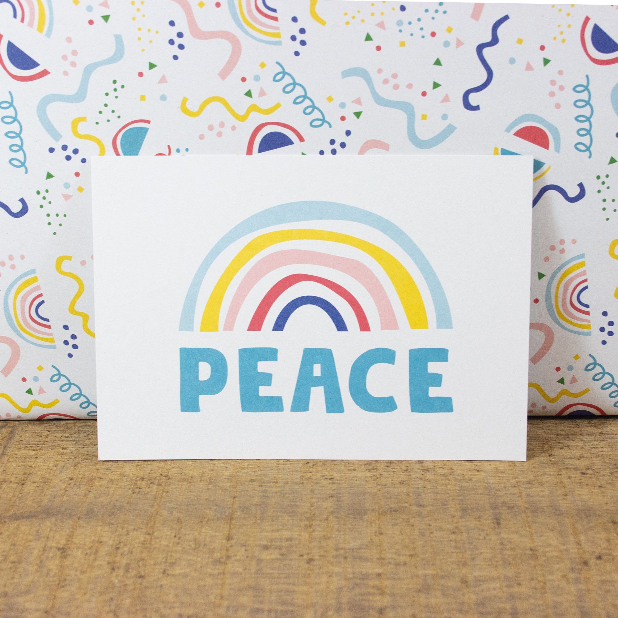 Bow Hummingbird Recyclingpapier 100% Postkarte Peace, Postkarte &