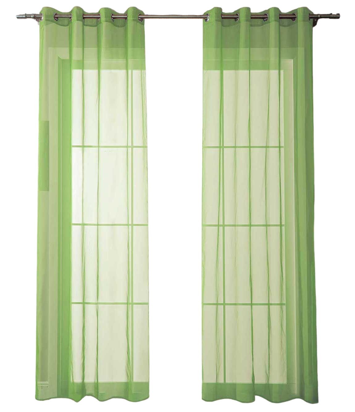 Gardinenbox Gardine (2 St), Ösen, transparent, Voile, Ösenvorhänge Voile »U günstig online kaufen