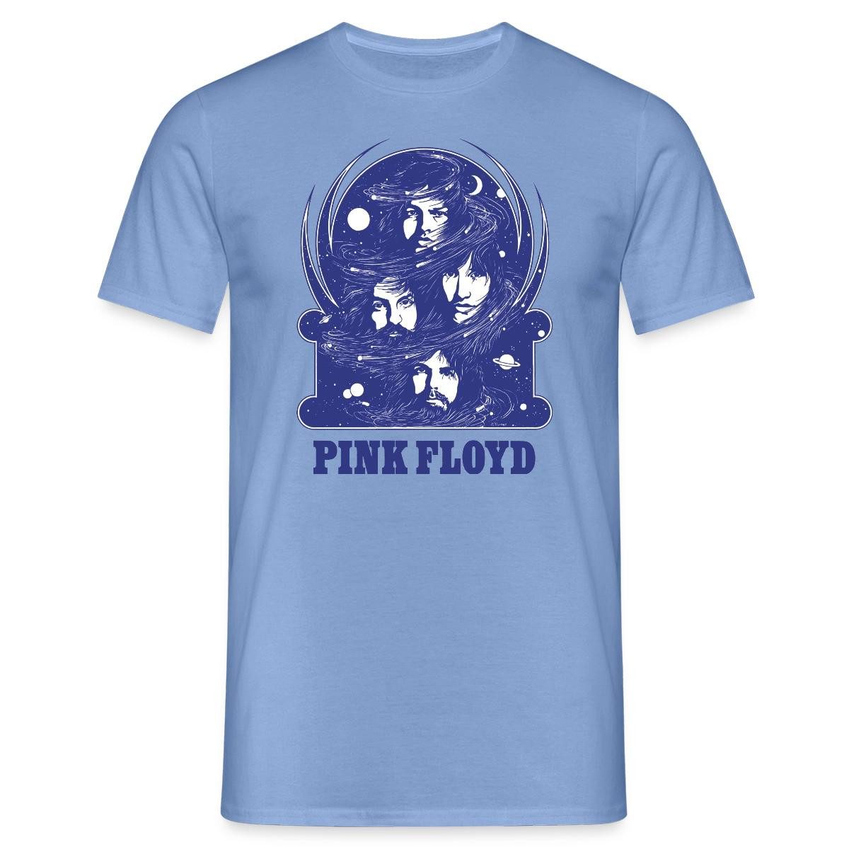 Spreadshirt T-Shirt Pink Floyd Logo Und Band Männer T-Shirt (1-tlg)