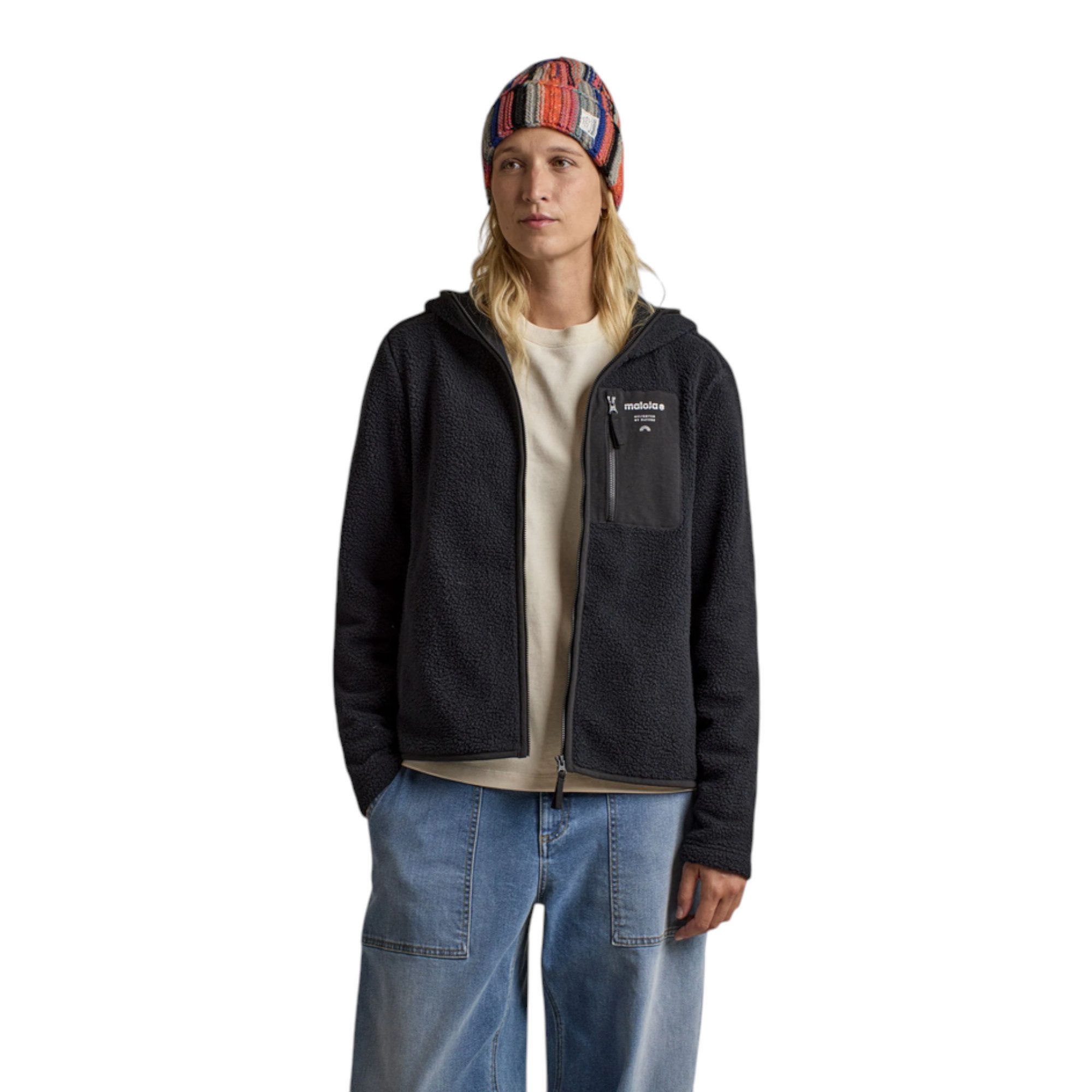 Maloja Fleecejacke ArollaM (warm, weich) schwarz Damen