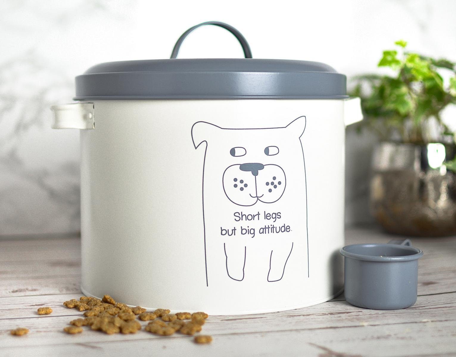 Sendez Hunde-Futterspender Trockenfutterdose mit Deckel Löffel günstig online kaufen