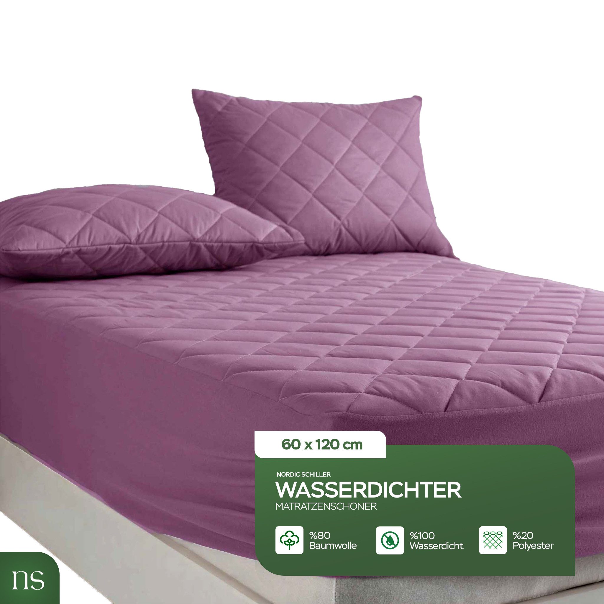 Matratzenschoner Gesteppter Matratzenschoner Flüssigkeitsbeständig Fitted N günstig online kaufen