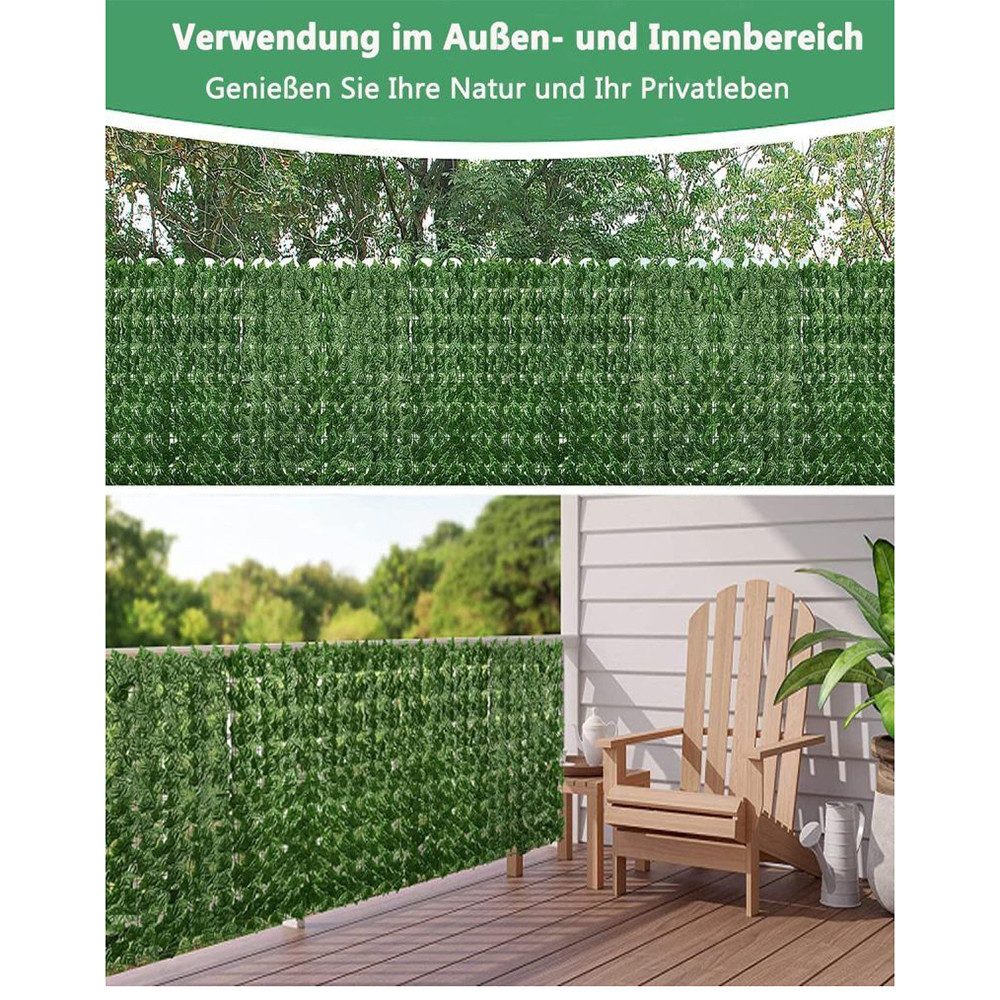 BlingBin Zierzaun Sichtschutzhecke Windschutz Efeu Sichtschutz günstig online kaufen