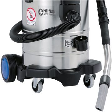 Nilfisk Nass-Trocken-Sauger ATTIX 40-0M PC TYPE 22, 1400 W, mit Beutel, Sicherheitssauger für Stäube gemäß ATEX Zone 22 und Klasse M