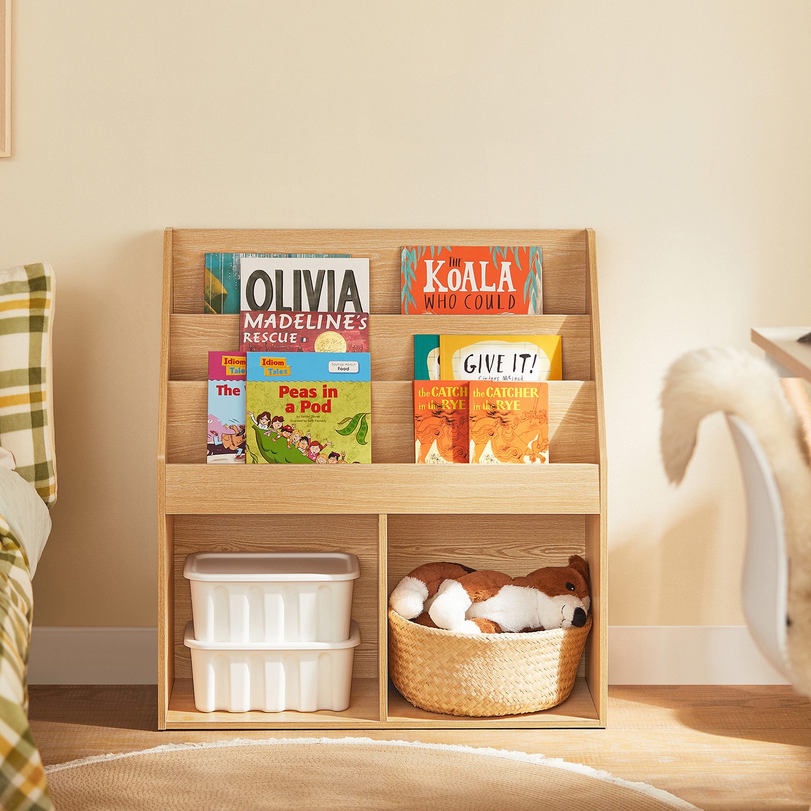 SoBuy Bücherregal KMB01, Kinderregal mit 3 günstig online kaufen