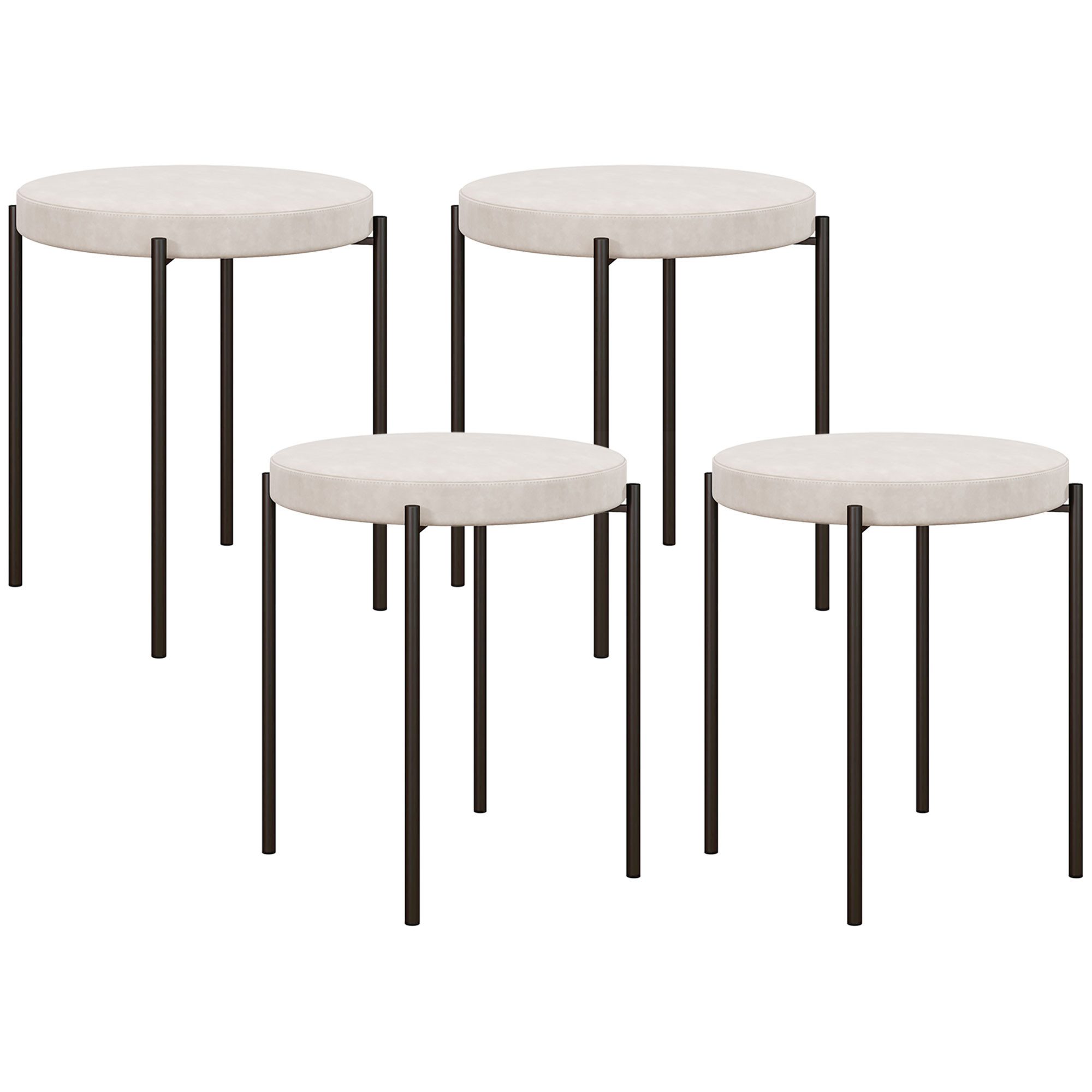 MC Star Küchenstuhl 4er-Set Esszimmerhocker, stapelbar günstig online kaufen